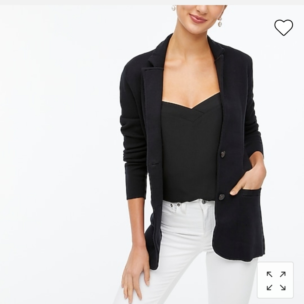 Jcrew factory sweater blazer